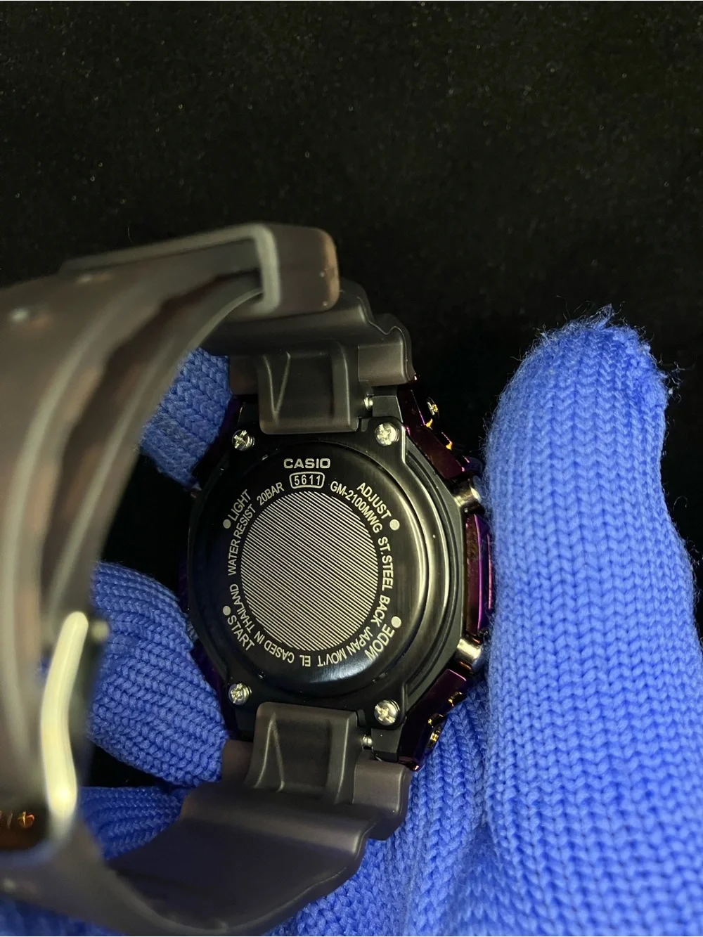 Custom G Shock Purple Galaxy GM2100